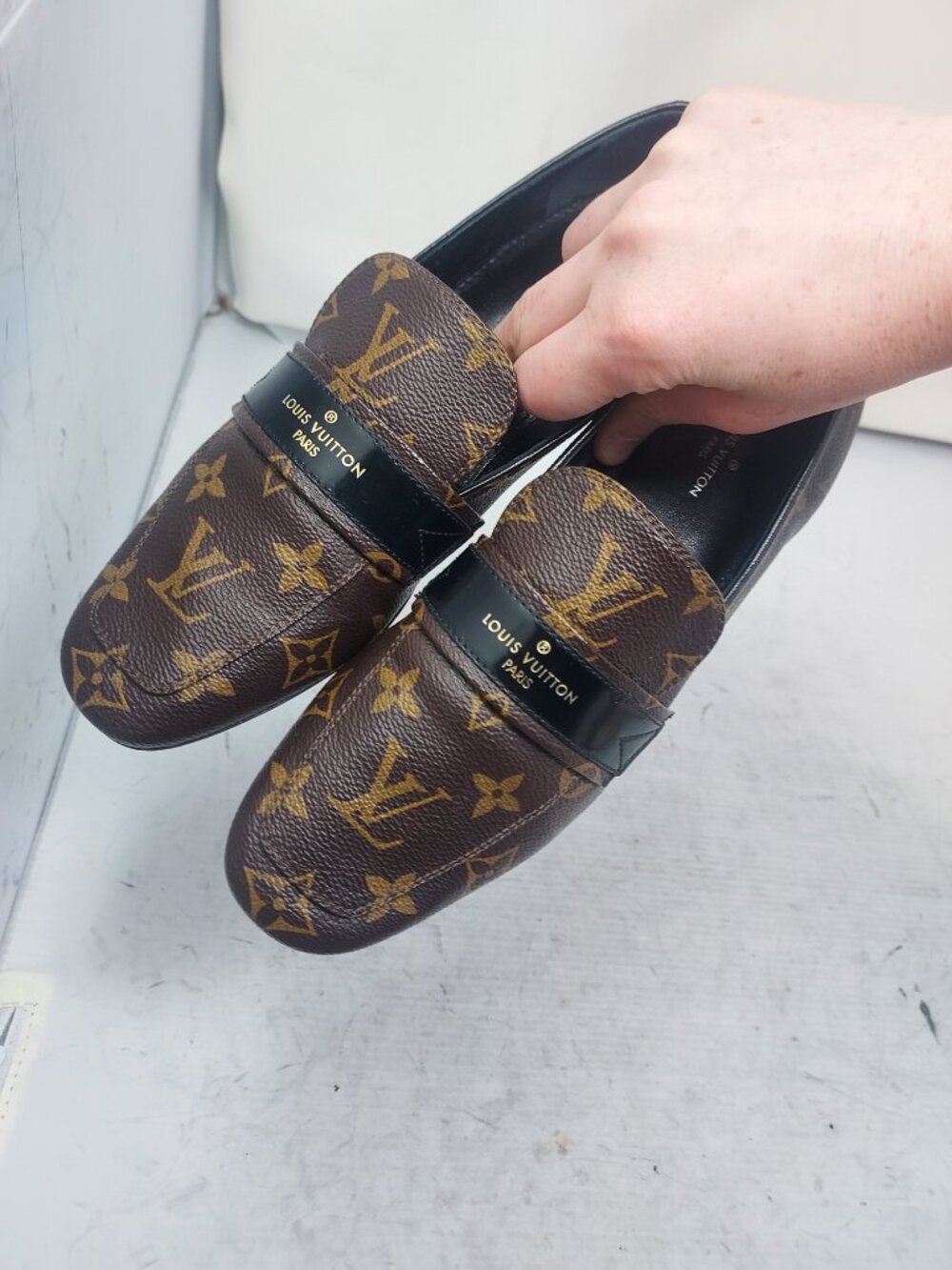 Louis Vuitton LV Monogram Brown Women Flat Shoe - Picture 9 of 13